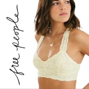 ⚡️NWT! Free People Galloon Lace Racerback Bralette